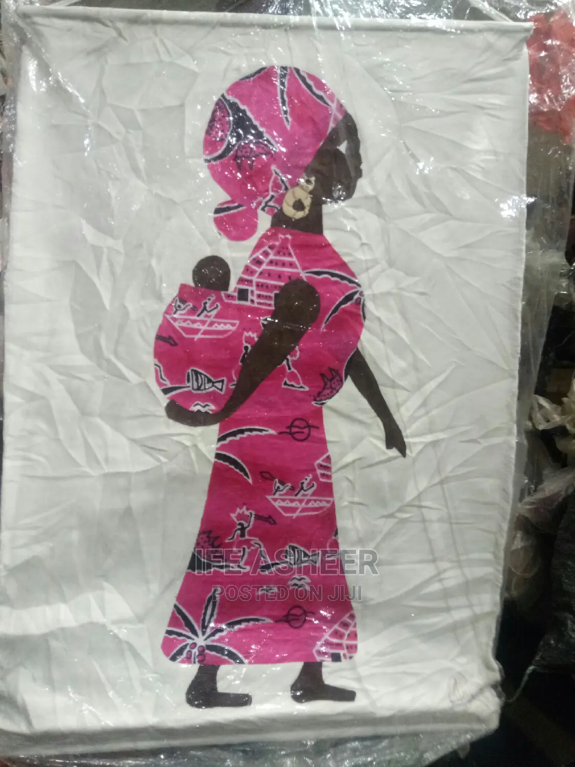 African Mother Backing Her Baby 0001