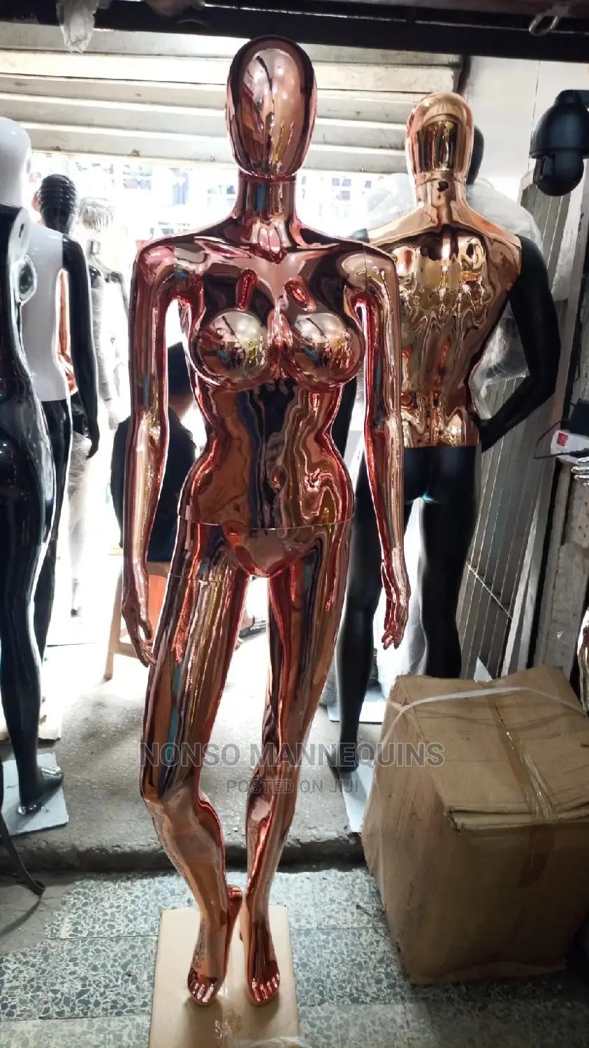 Biggest Breast Size 12 Body Rose Gold Female Mannequin