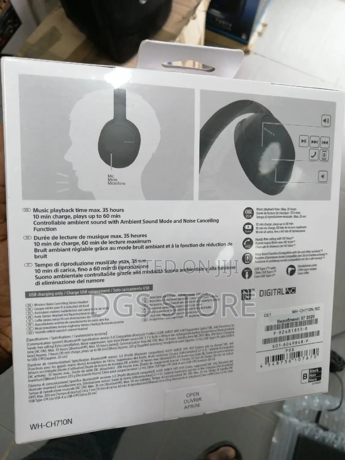 Sony WH Ch710n Bluetooth Noise Canceling Headphones