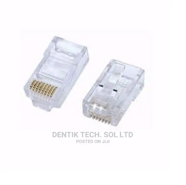 RJ 45 CAT 5e Cable Connector - 100 Pieces