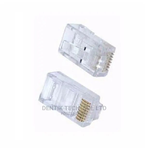 RJ 45 CAT 5e Cable Connector - 100 Pieces