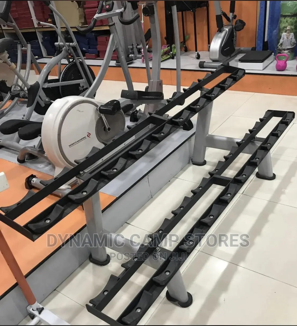 Hexagonal Dumbell Rack A Set Of 10 American Fitness