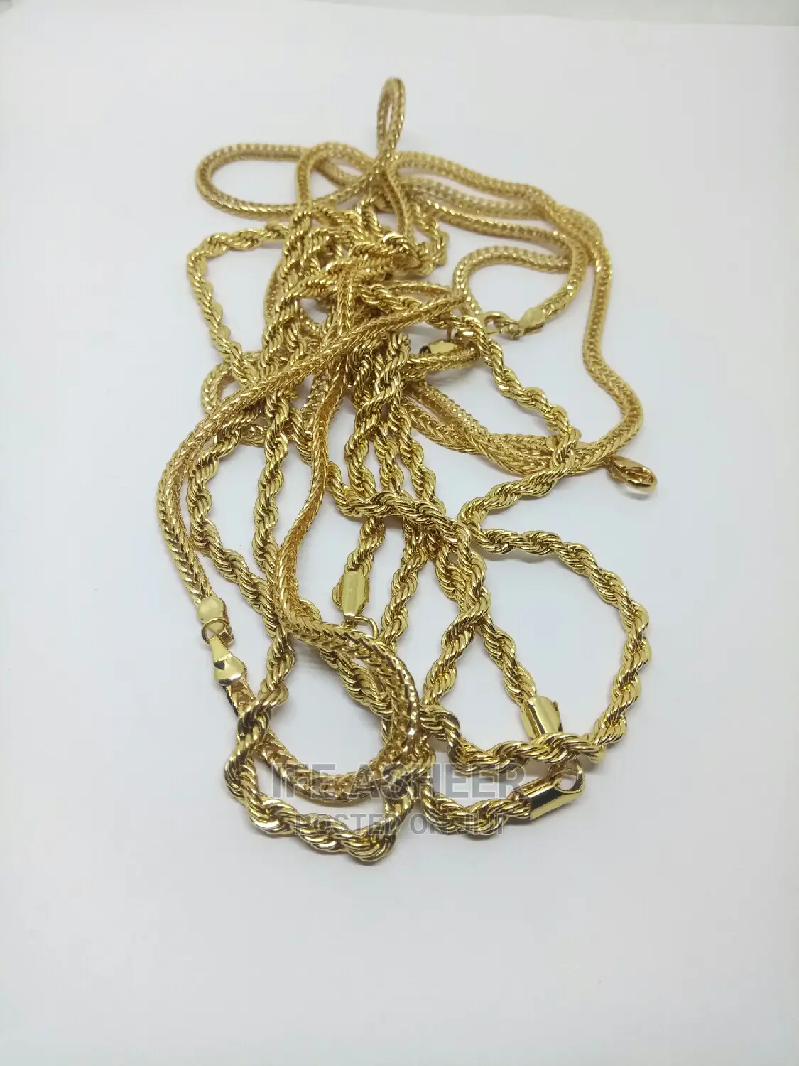Quality Long Ladies Waist Chain - Gold