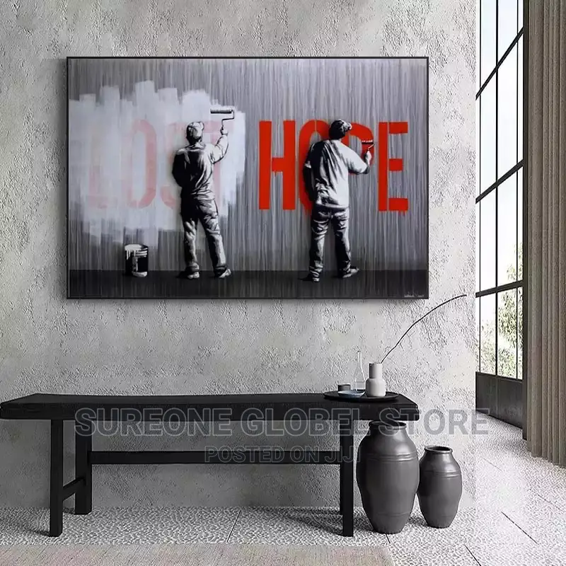 Sexy Kiss Abstract Oil Painting