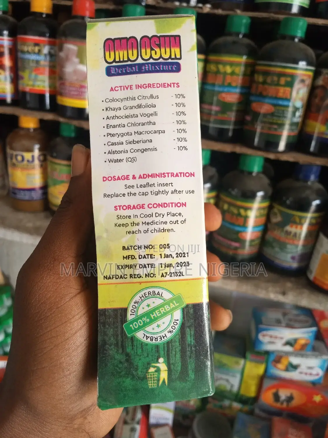 Omo Osun Herbal Mixture Total Detoxification for All Ages