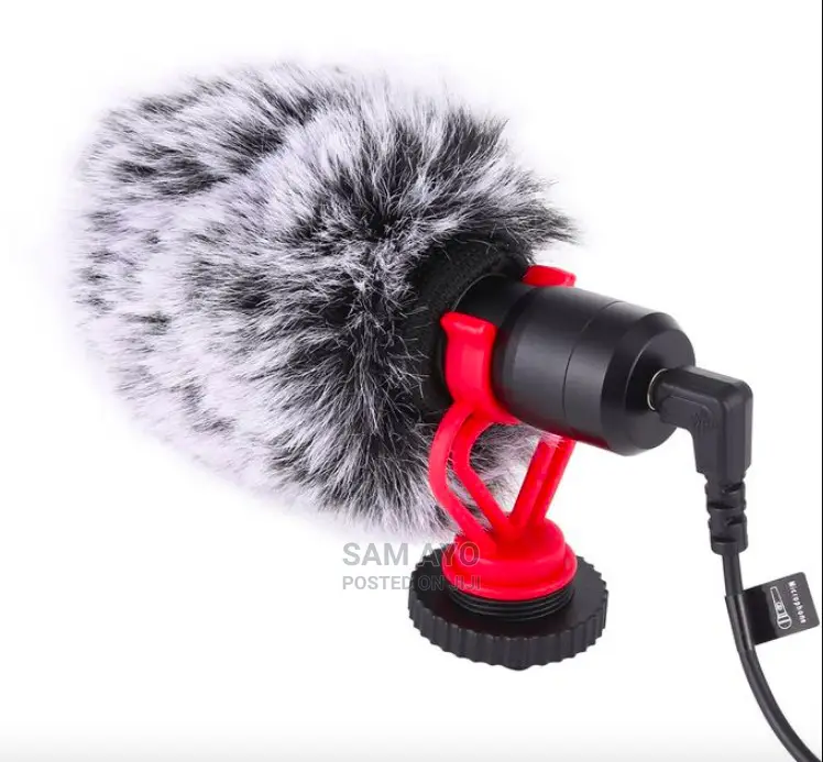 Condenser Microphone for DSLR Camera, Smart Phone,Interview,