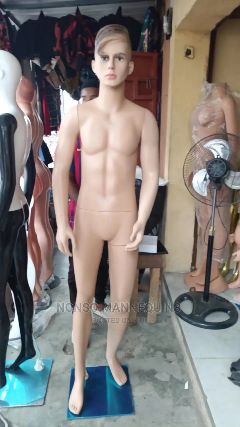 Male Full Body Handsome Face Plastic Mannequin