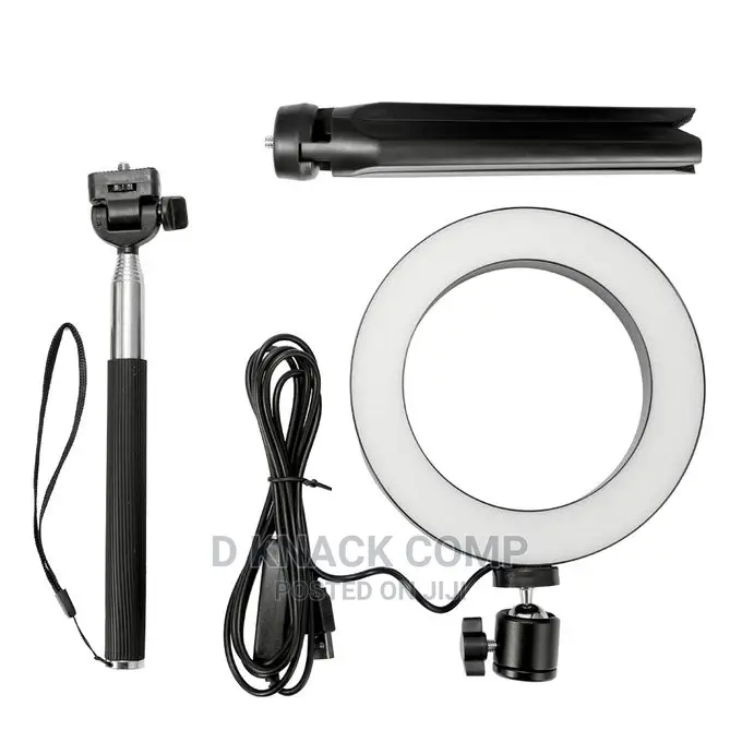 Dimmable Wide Dimming Range Led Ring Fill in Light Tripod