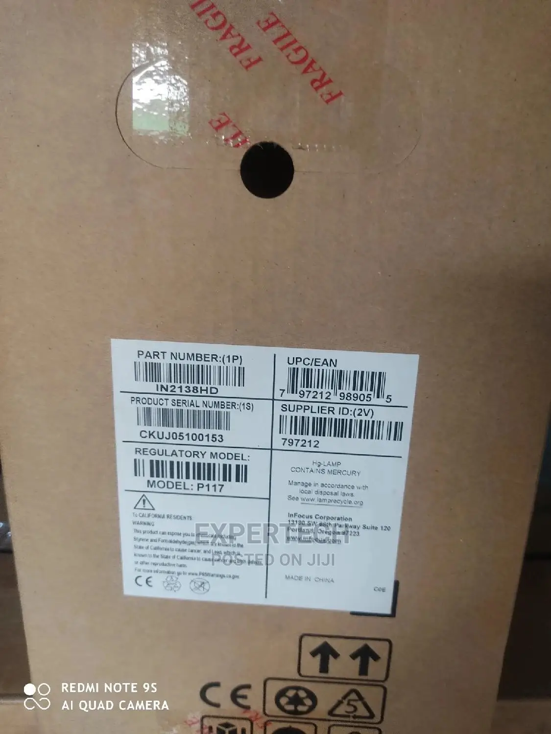 Infocus In2138hd DLP Projector (P117)
