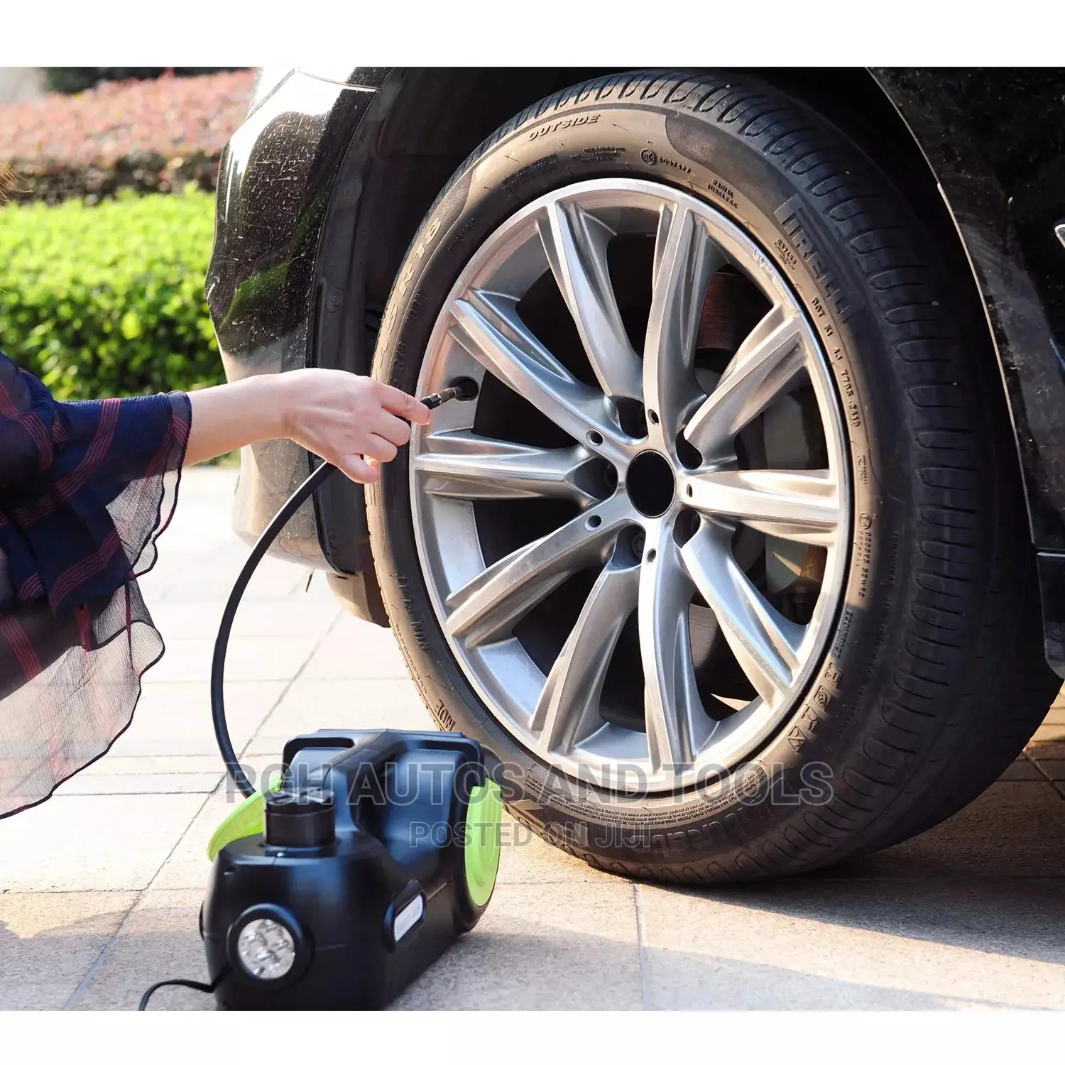 Digital Display Electric Jack, Wrench and Pump
