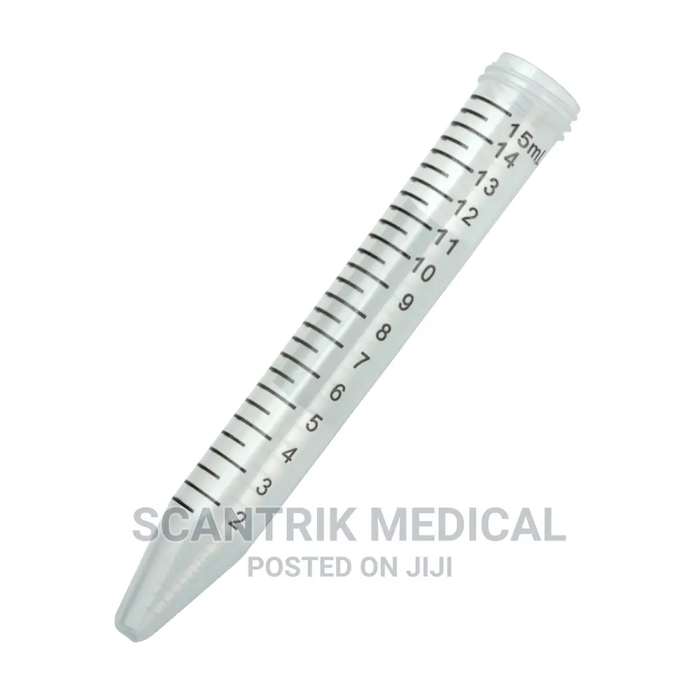 Pack of Laboratory 15ml Conical Plastic Centrifuge Tubes