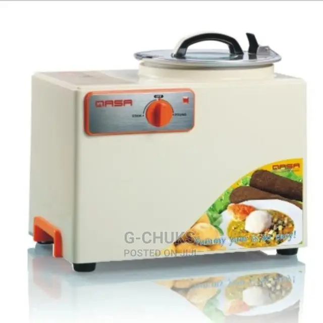 Qasa Yam Pounding Machine + Cooker