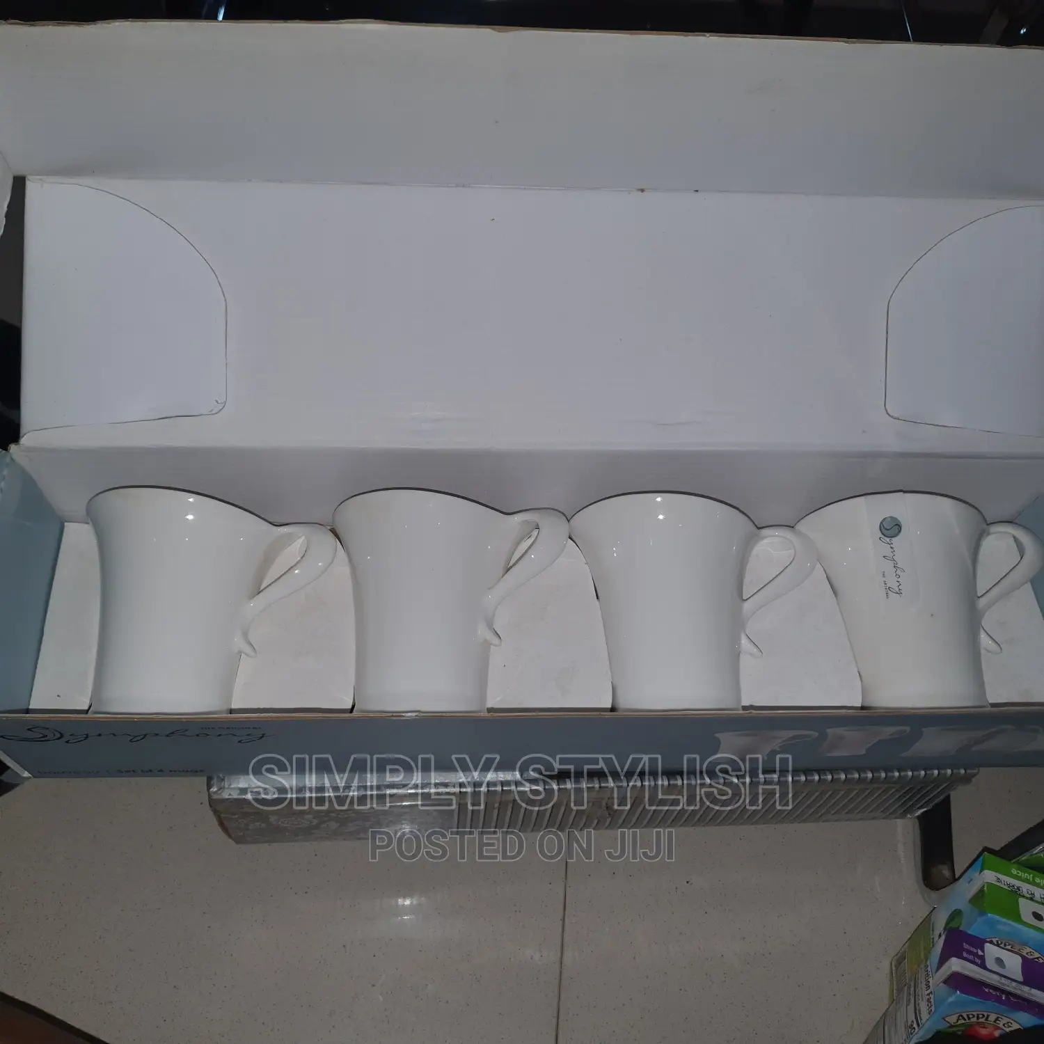 Set of 4 Mug Tea Cups