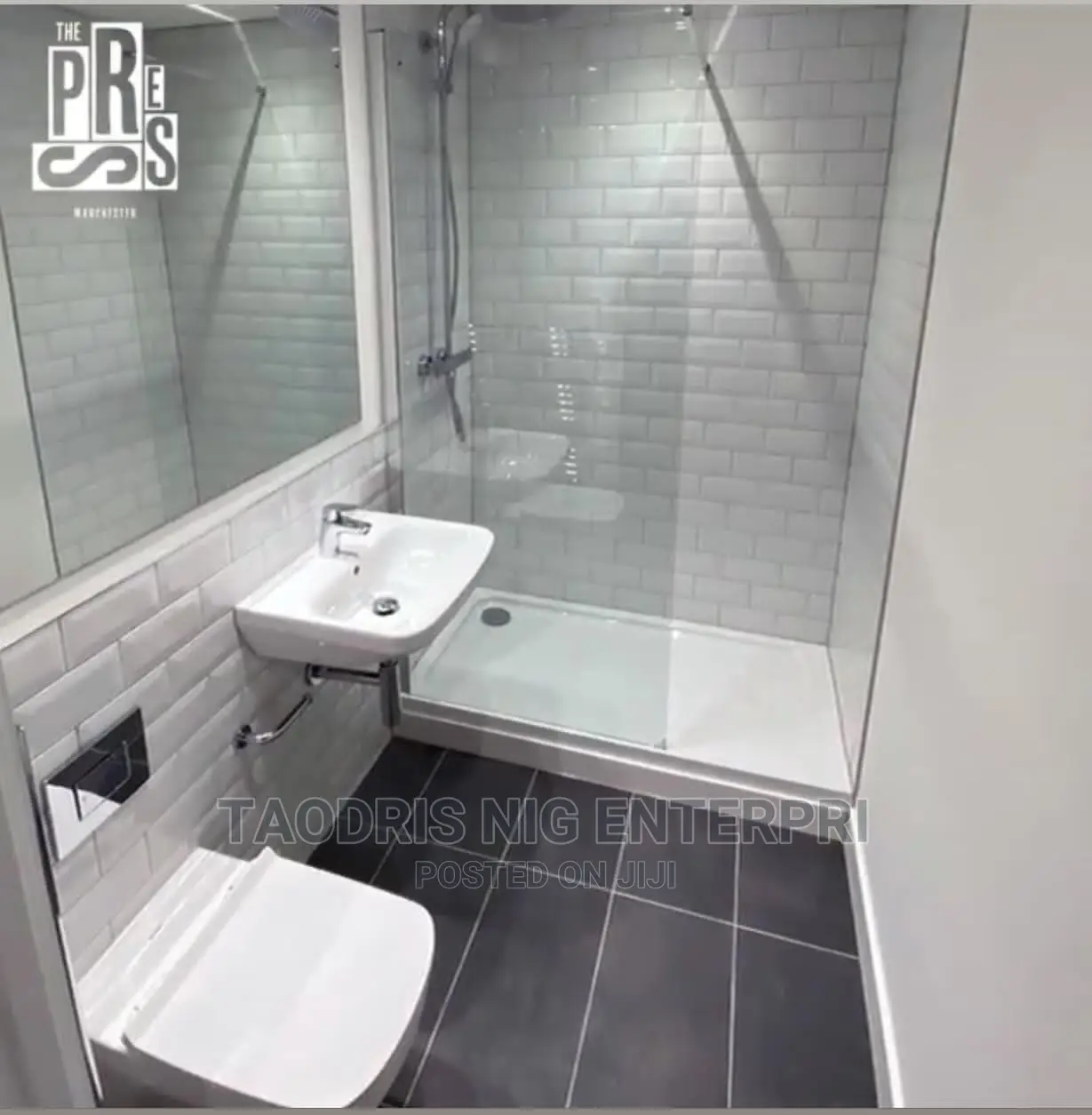 Shower Cubicle Frameless Glass Door