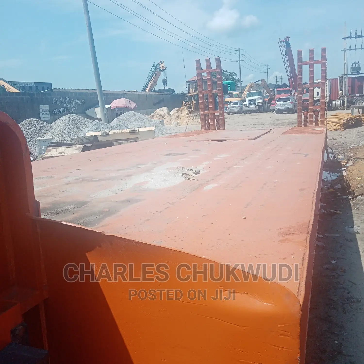 100tons Back Loader Lowbed 2011