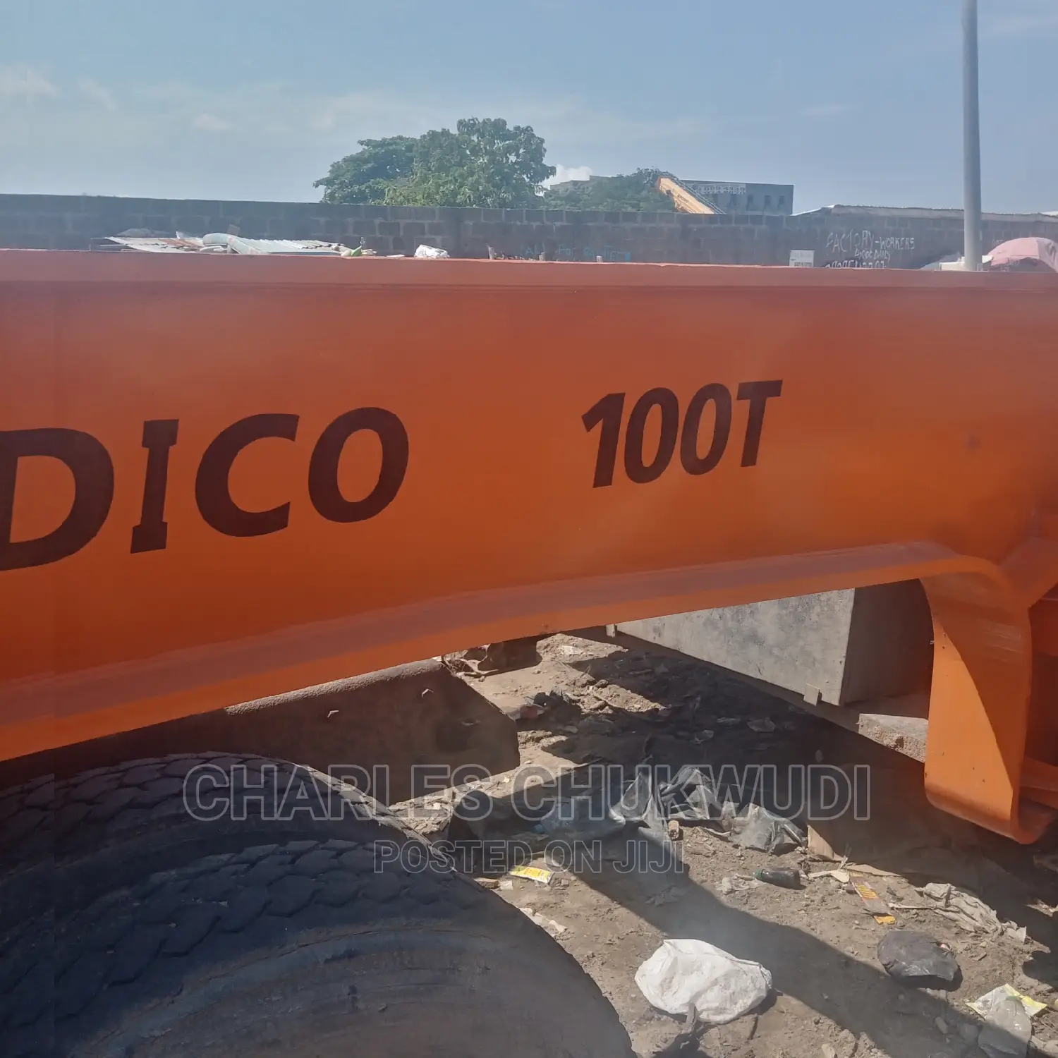 100tons Back Loader Lowbed 2011