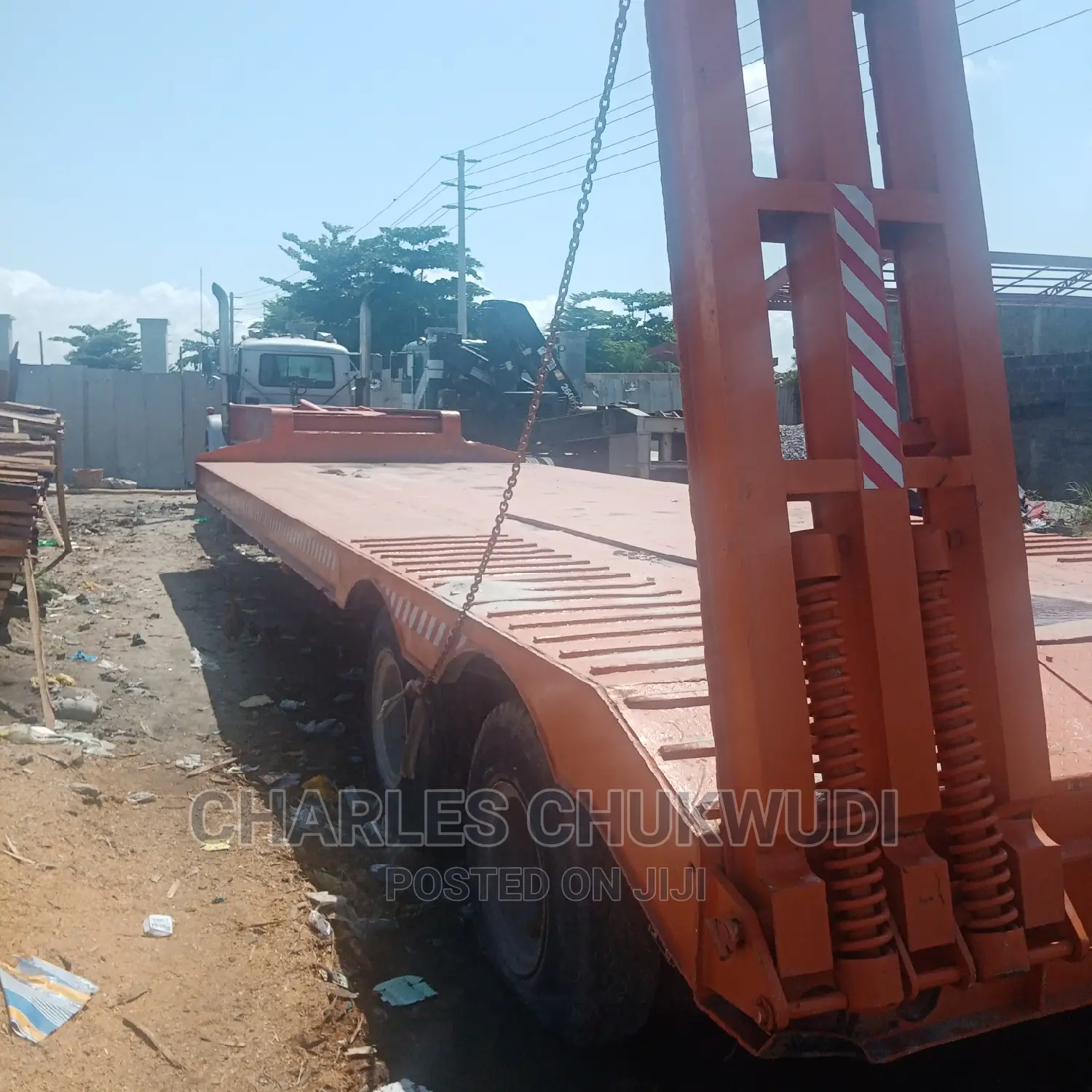 100tons Back Loader Lowbed 2011