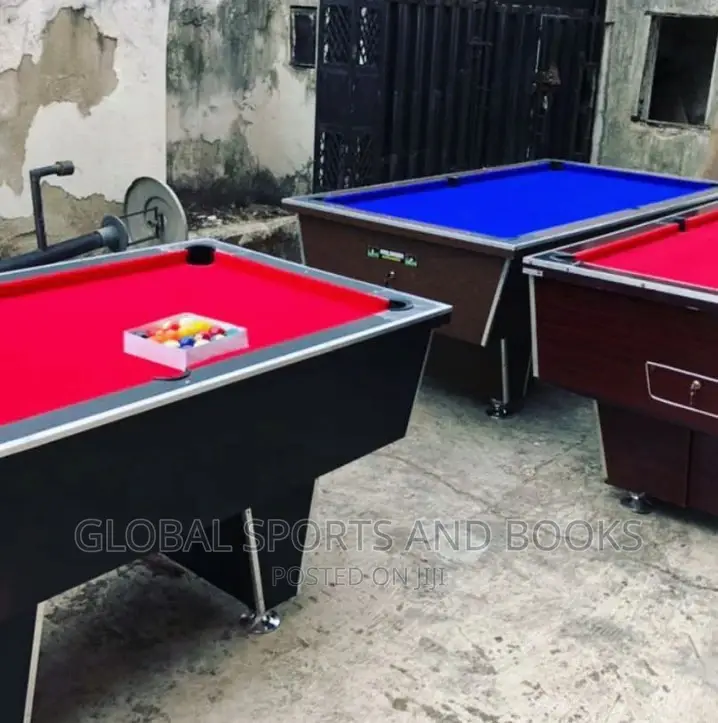 Snooker Board Red And Blue