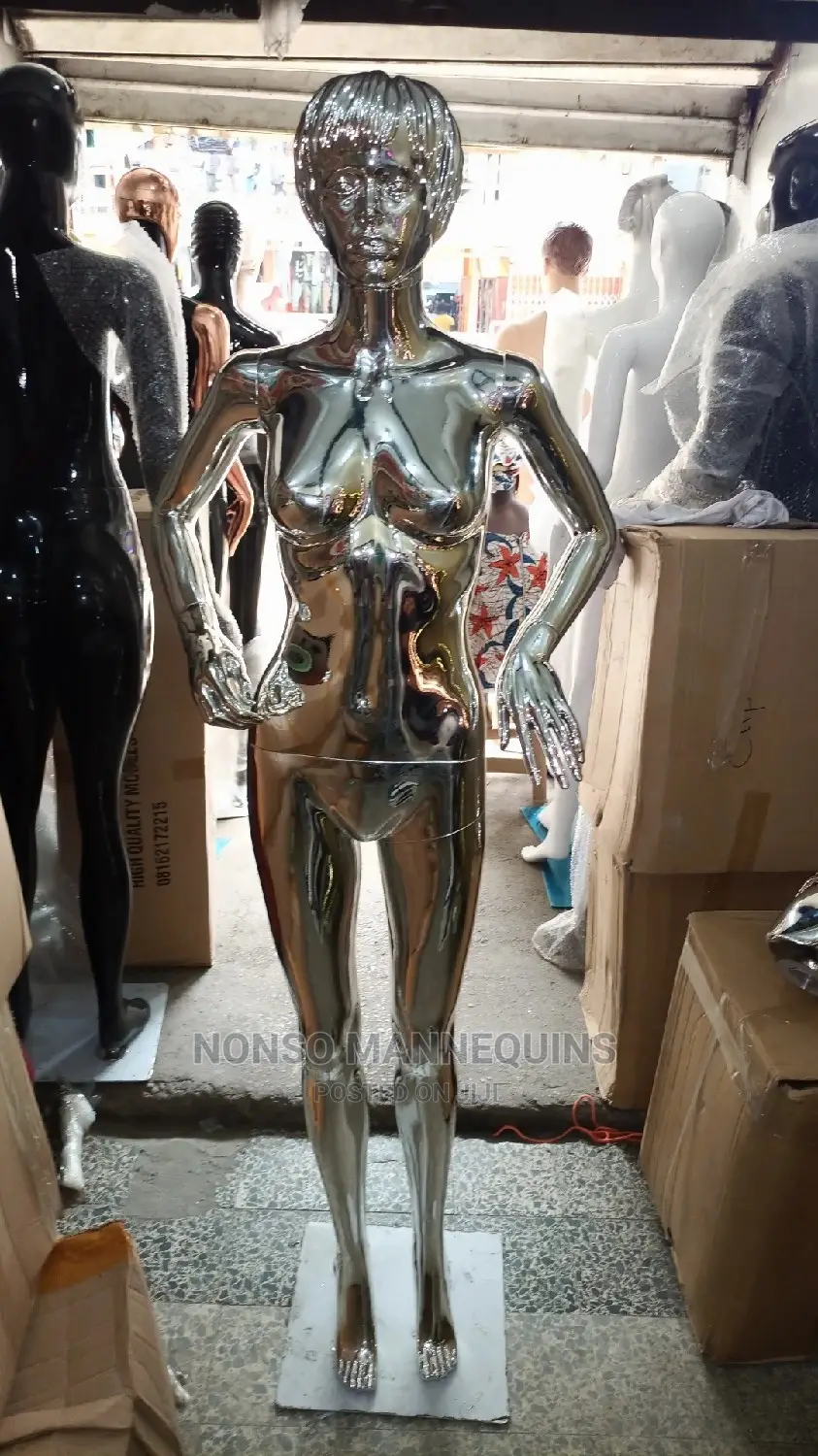 Silver Female Mannequins