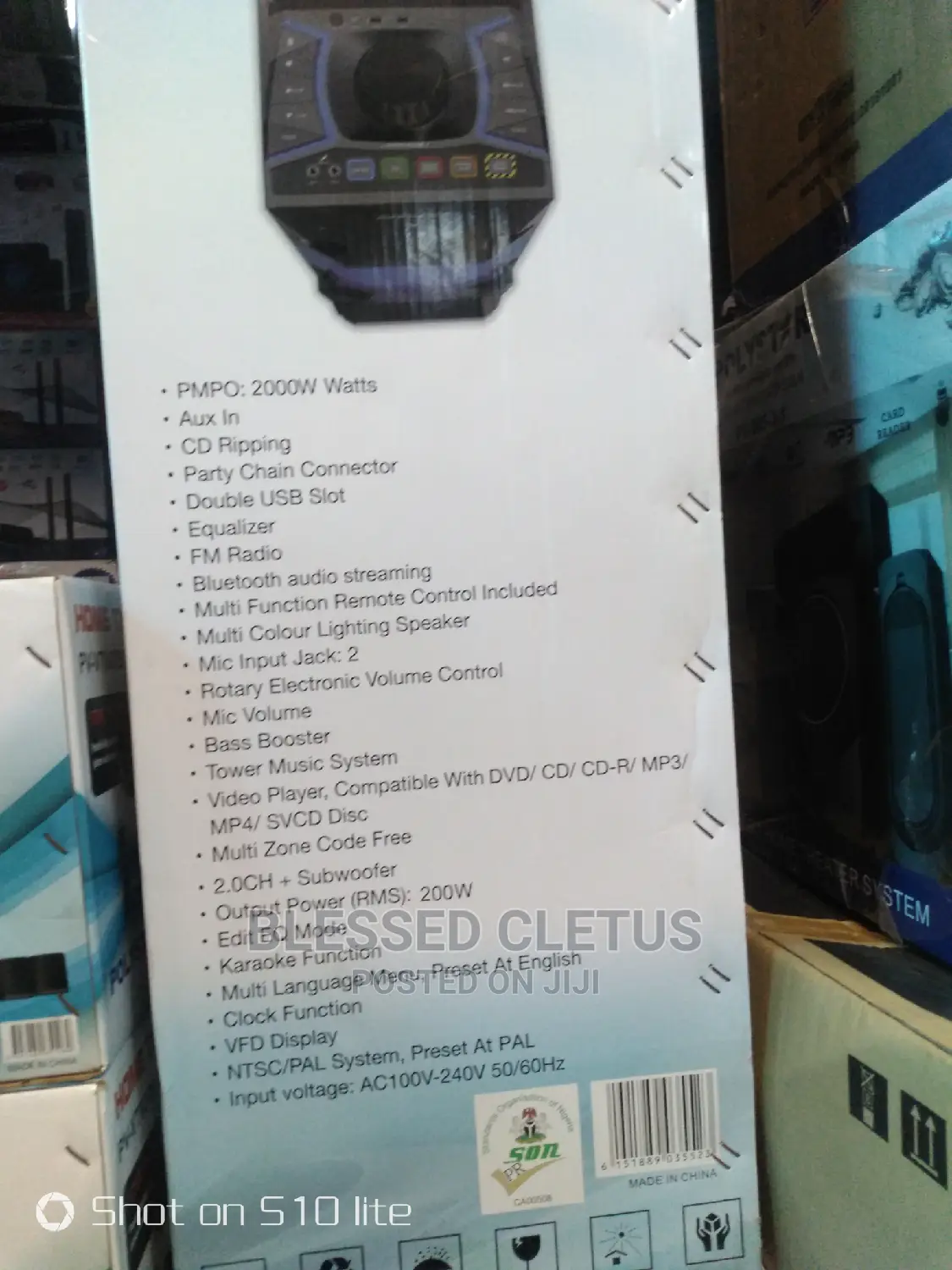 Polystar Home Theatre With Tower Speakers - Pv-Bk9000