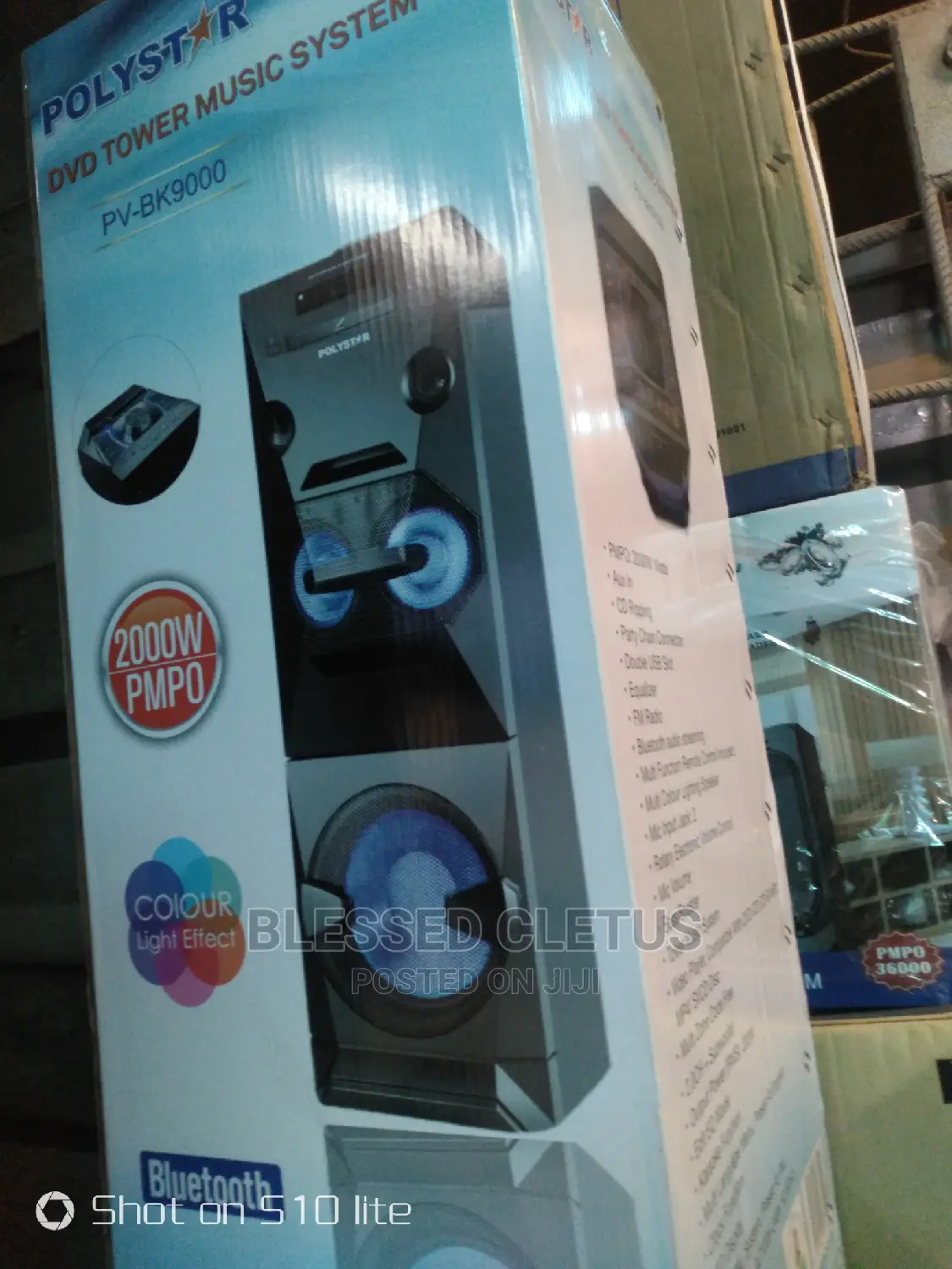 Polystar Home Theatre With Tower Speakers - Pv-Bk9000