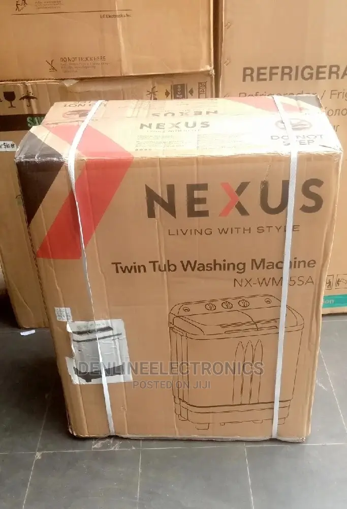 Nexus 6kg Twin Tub Top Wash Spin Washing Machine