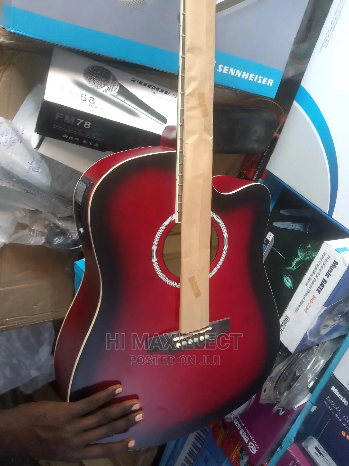 Pro Electro Acoustic Semi Electric Guitar - With Bag