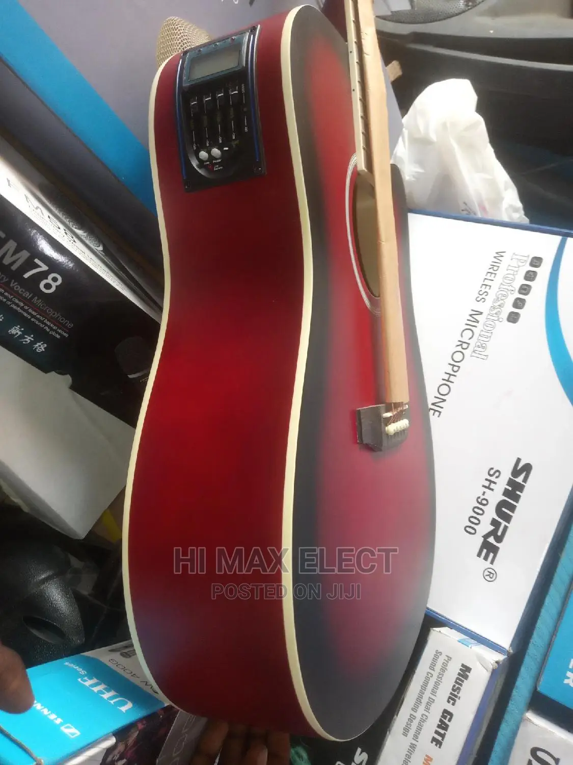 Pro Electro Acoustic Semi Electric Guitar - With Bag