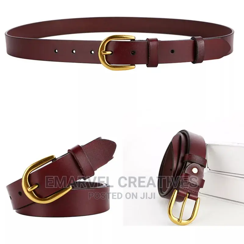 100% Genuine Leather Belt Women Cow Skin High Quality