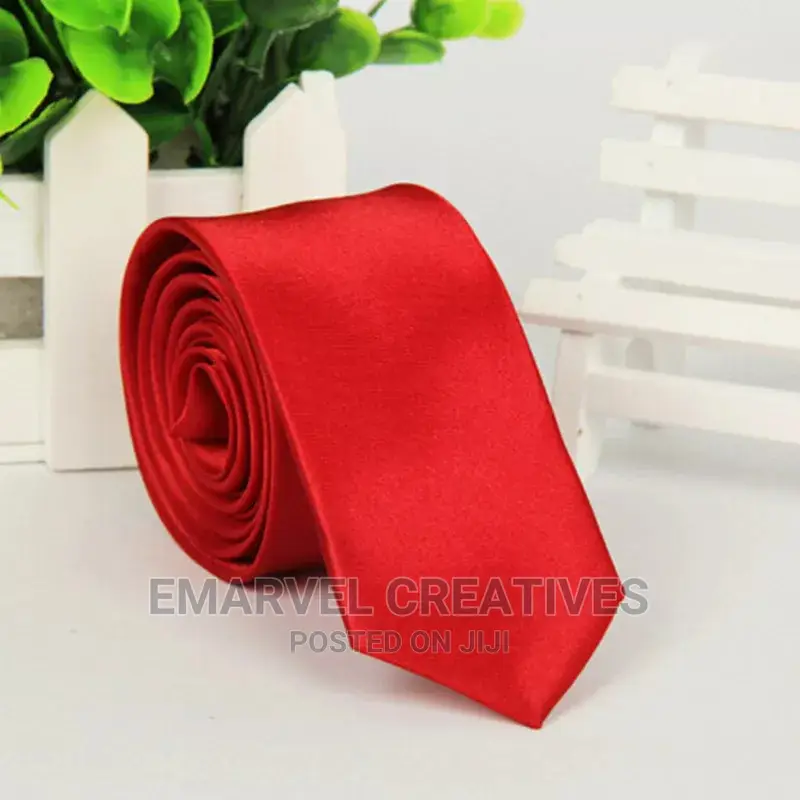 New Mens Stylish 5cm Skinny Solid Color Neck Tie Necktie