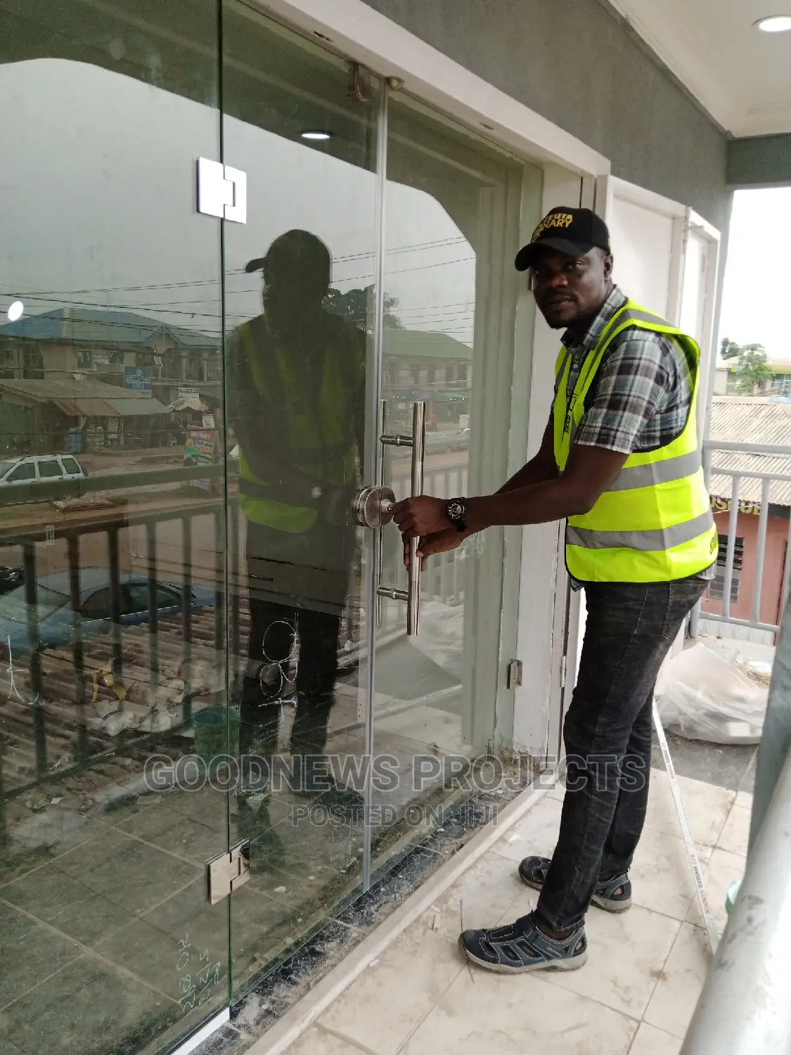 Entrance Double Glass Door