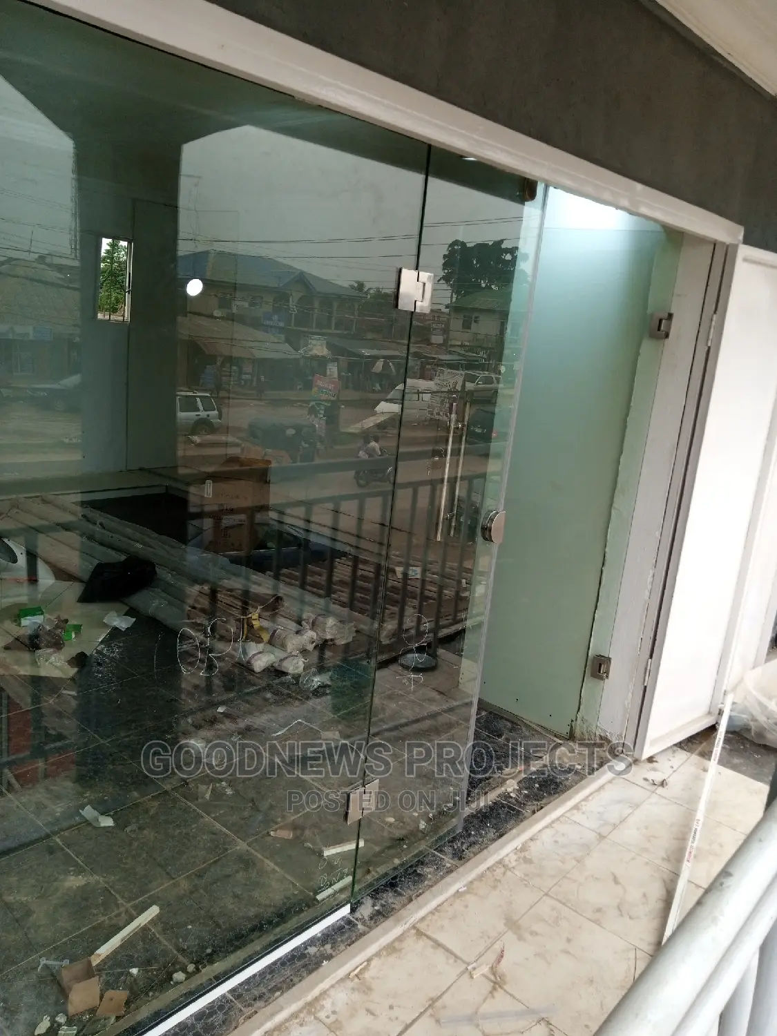 Entrance Double Glass Door