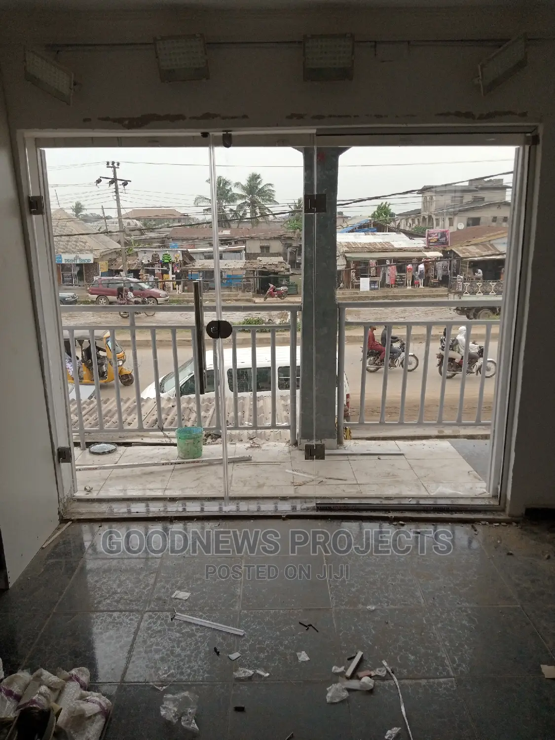 Entrance Double Glass Door