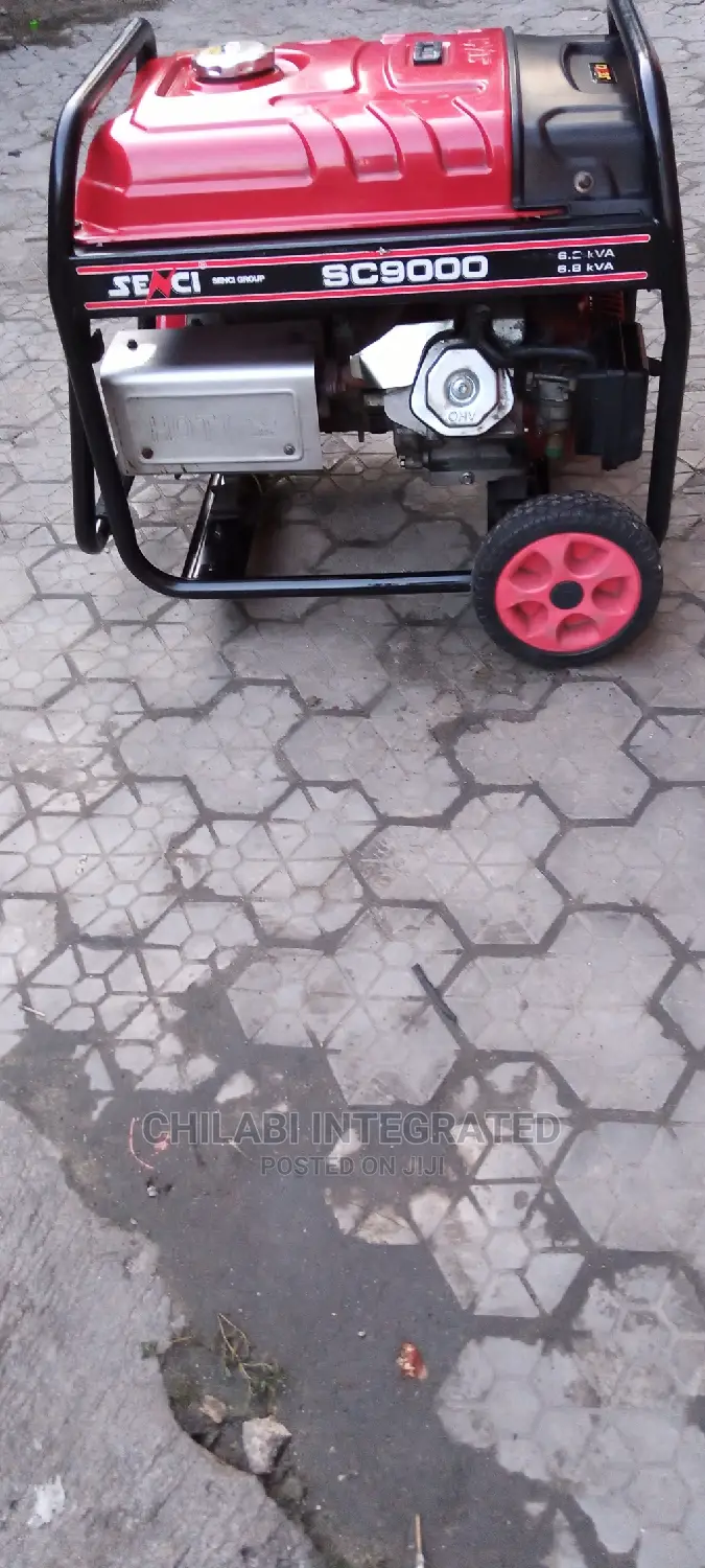 1 Month Old Very New 7KVA SENCI SC9000 Copper Generator