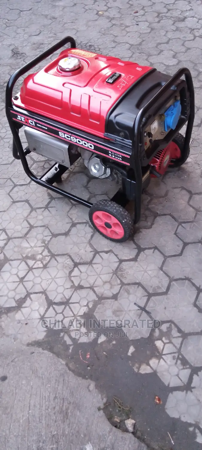 1 Month Old Very New 7KVA SENCI SC9000 Copper Generator