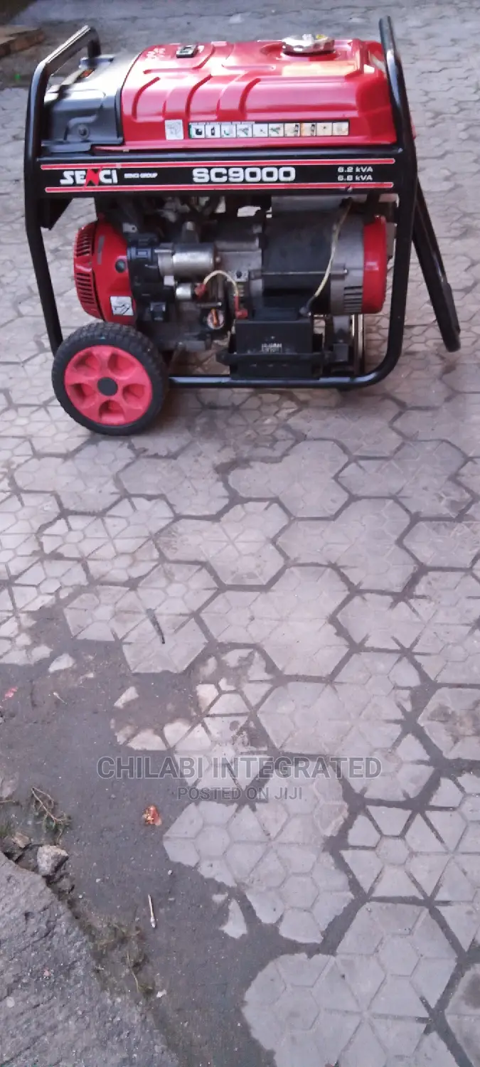 1 Month Old Very New 7KVA SENCI SC9000 Copper Generator