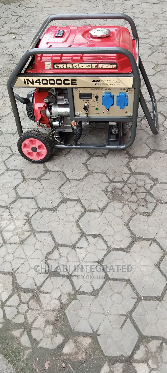 2 Months Old, So New 3.5KVA IPOWER IN4000CE Copper Generator