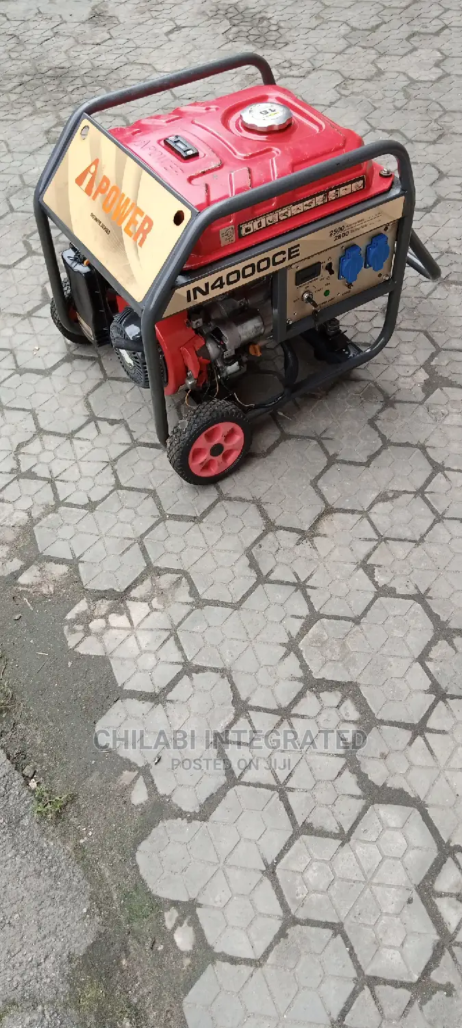 2 Months Old, So New 3.5KVA IPOWER IN4000CE Copper Generator