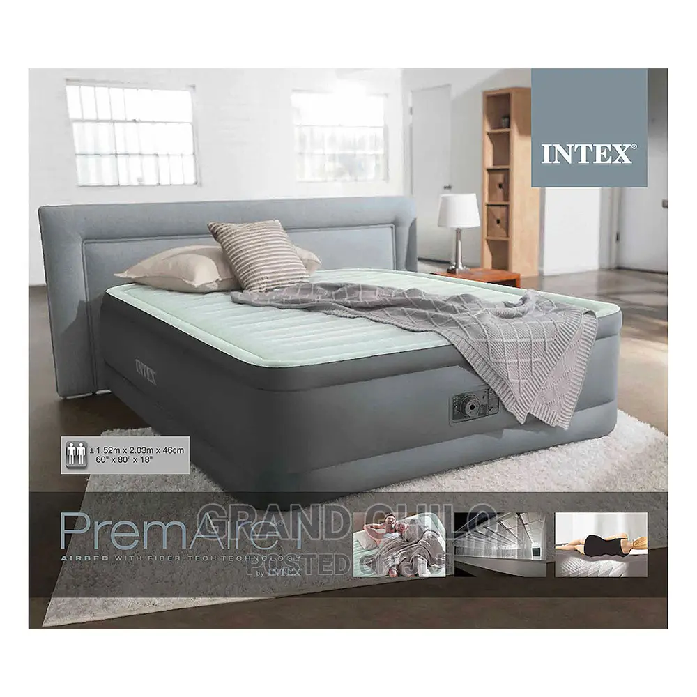 Elevated Double Bed With Built-in Pump