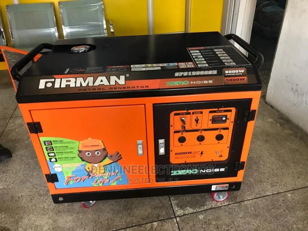 Firman Sps12000 Copper Coil Petrol Zero Noise 6kva Generator
