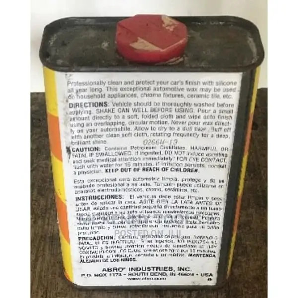 Abro Car Wax - 473ml