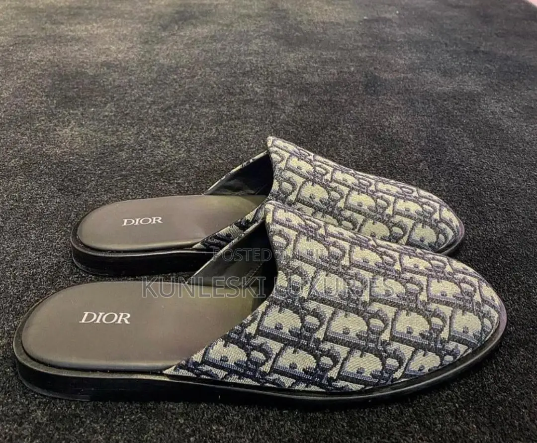Original Dior Indoor Mule Leather Half-Shoe Available