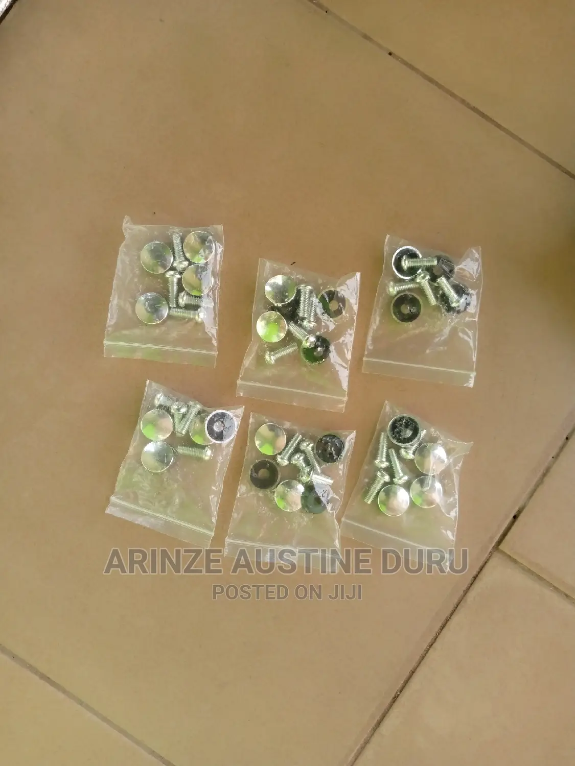 Anti Theft License Plate Screws