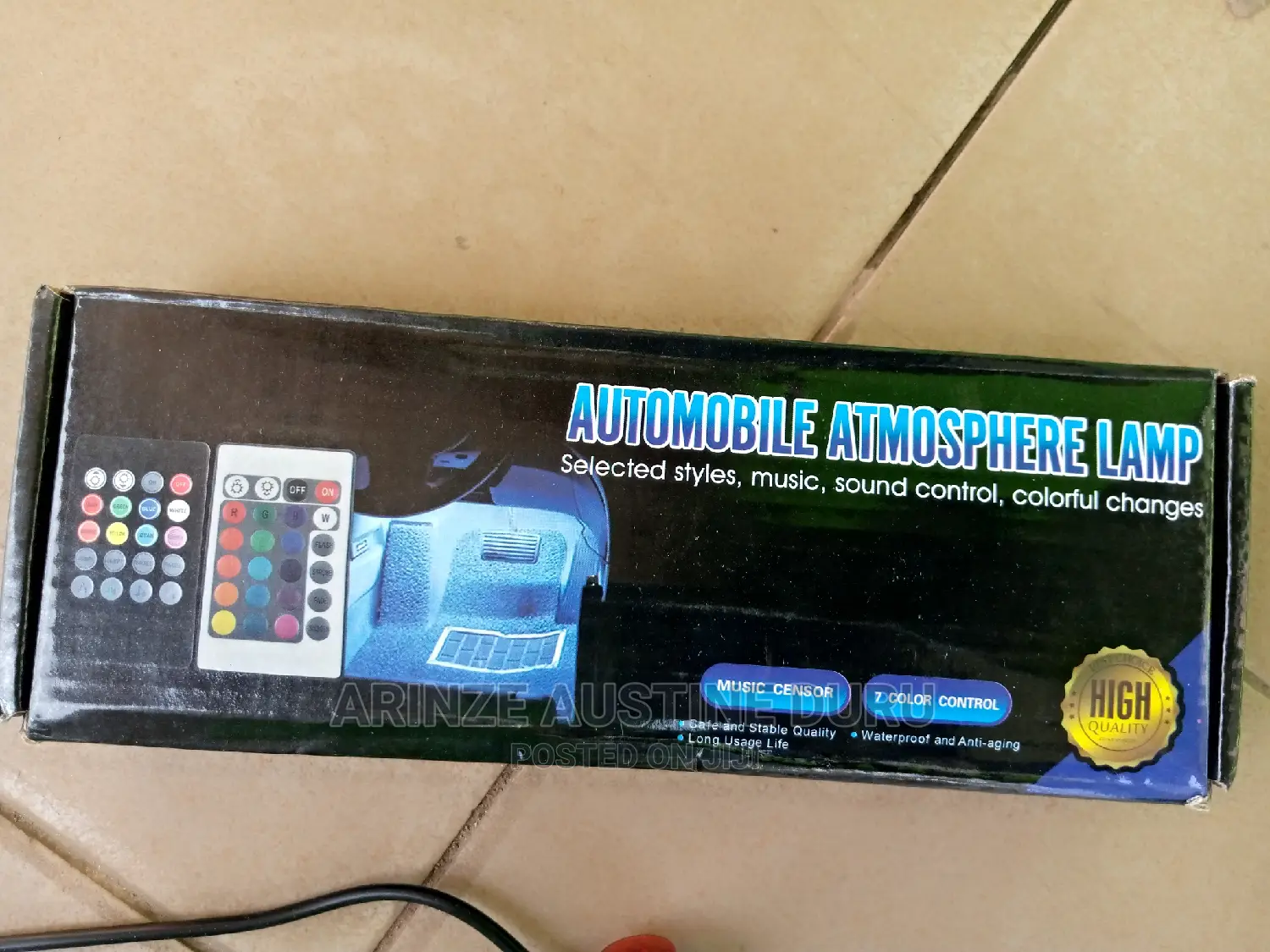 Car Floor Atmosphere Glow Neon Lights