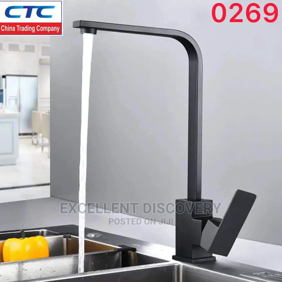 0269 Black Sink Tap