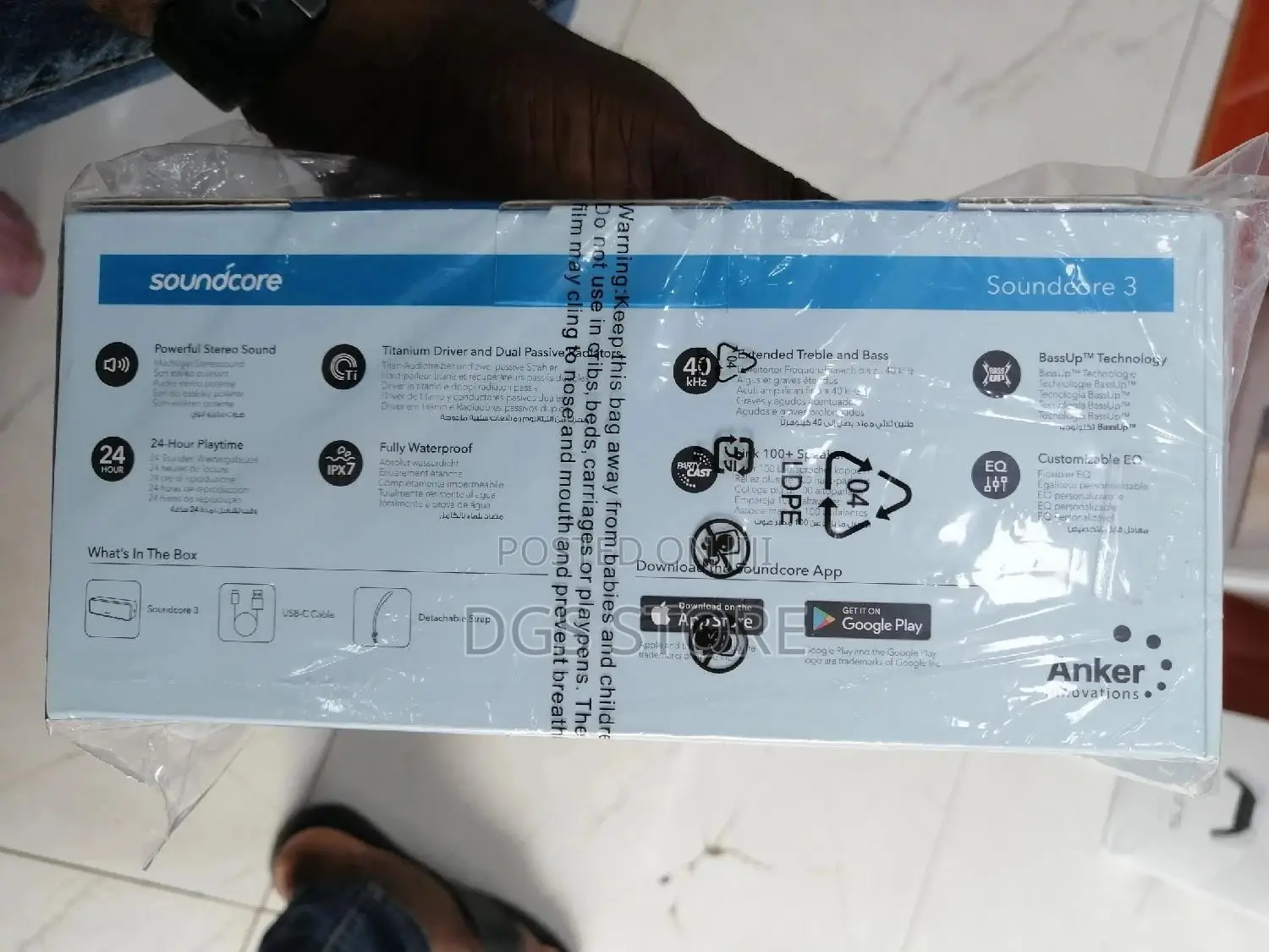 Anker Soundcore 3 Exceptional Clarity Bluetooth Speaker