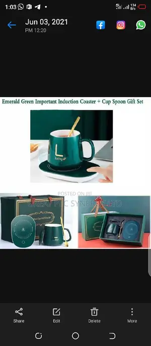Ceramic Heating Mug Set