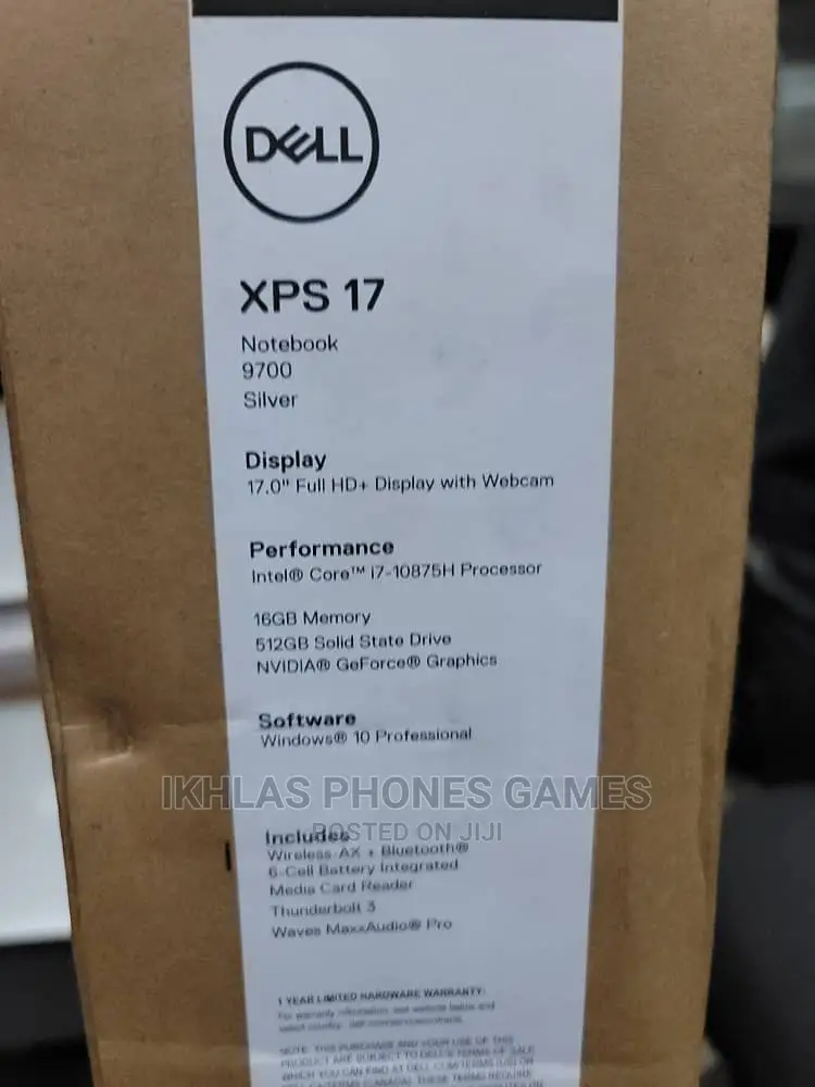 New Laptop Dell XPS 17 L701X 16GB Intel Core I7 512GB