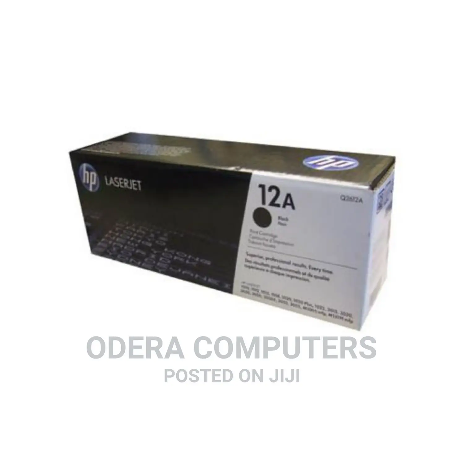 Hp 12a Black Genuine Laserjet Toner Cartridge (Q2612a).