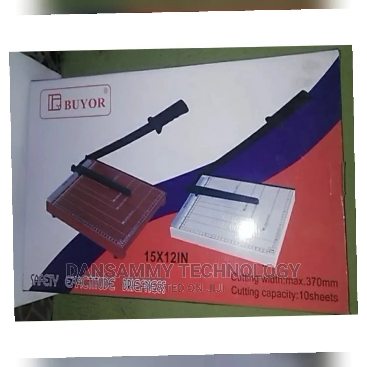 Buyor Fast Paper + Transparent Film Cutting Machine